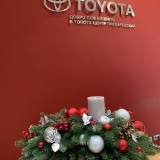 Новогоднее оформление автосалонов Hyundai, Mazda, Mitsubishi, Renault, Toyota фото 6048